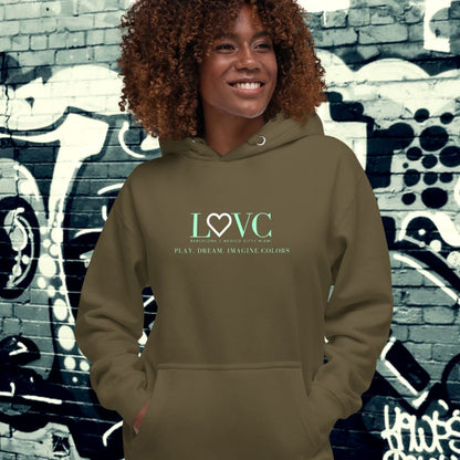 HOODIE CON CAPUCHA MUJER SLOGAN