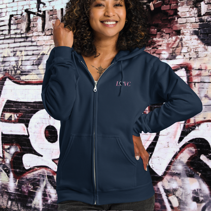 HOODIE CON CAPUCHA Y CREMALLERA MUJER LOGO CLASSIC