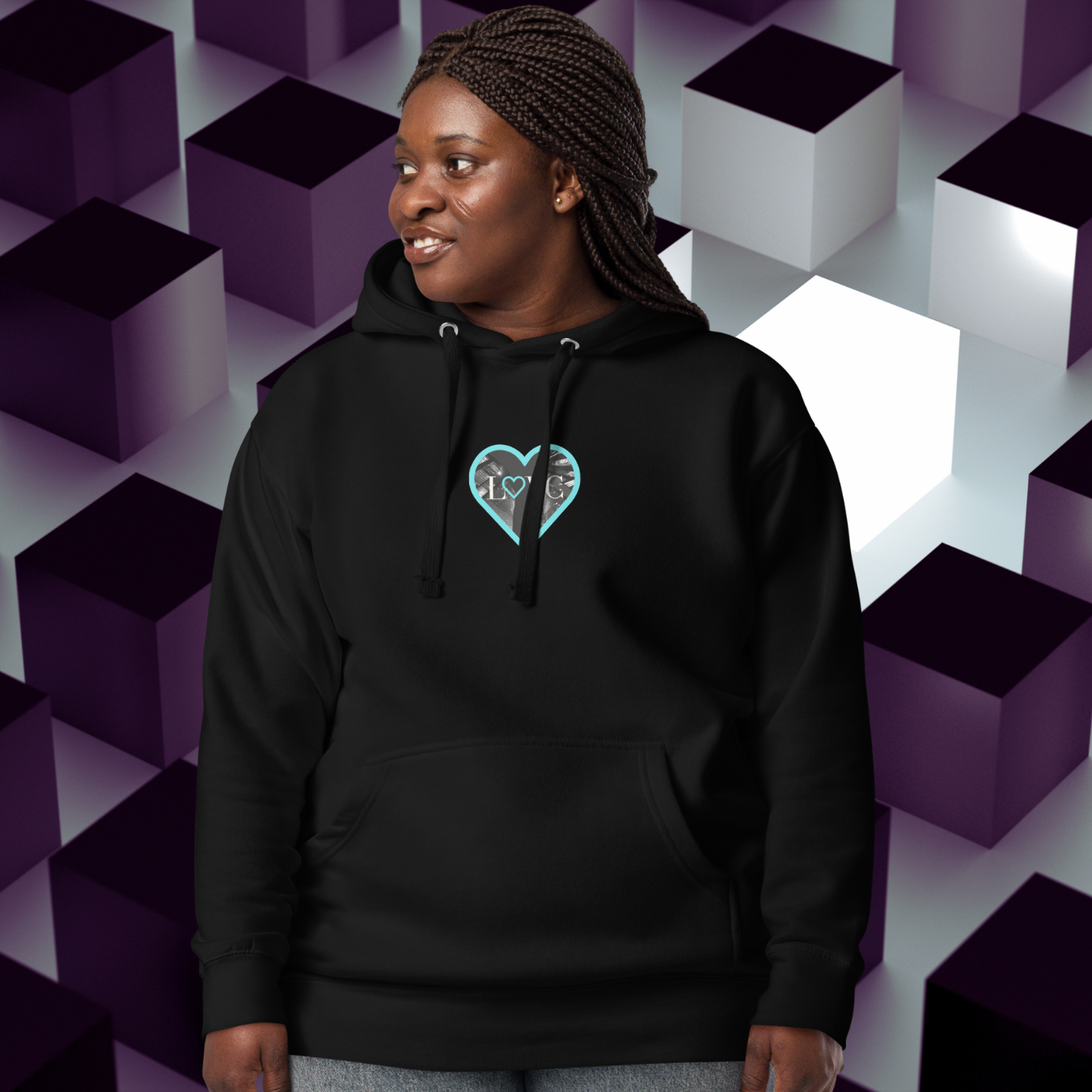 HOODIE CON CAPUCHA MUJER CITY