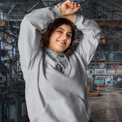 HOODIE CON CAPUCHA MUJER SILUETA