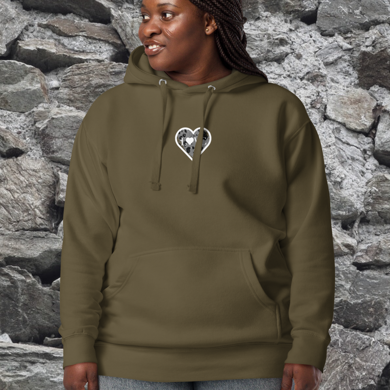 HOODIE CON CAPUCHA MUJER ANIMAL PRINT