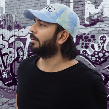GORRA CON EFECTO TIE DYE HOMBRE LOGO NAVY