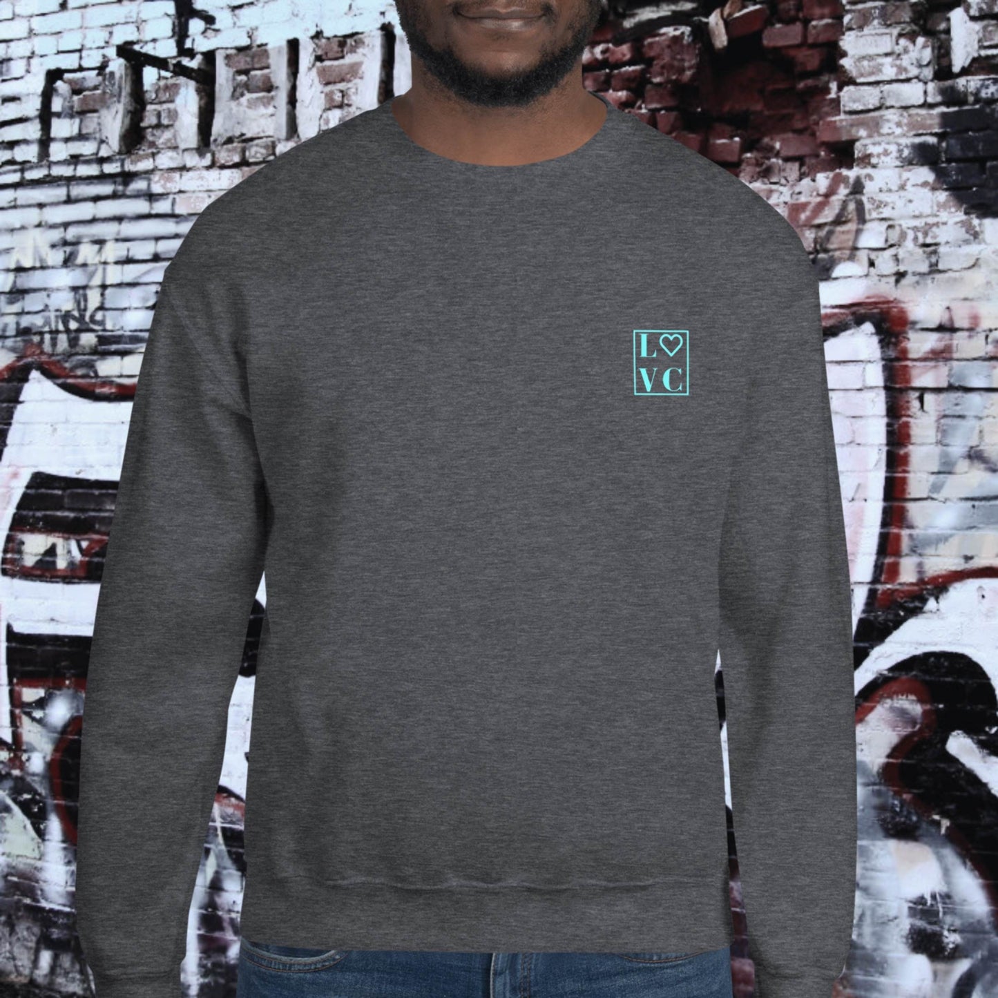 SUDADERA GRUESA HOMBRE LOGO BACK CUADRADO