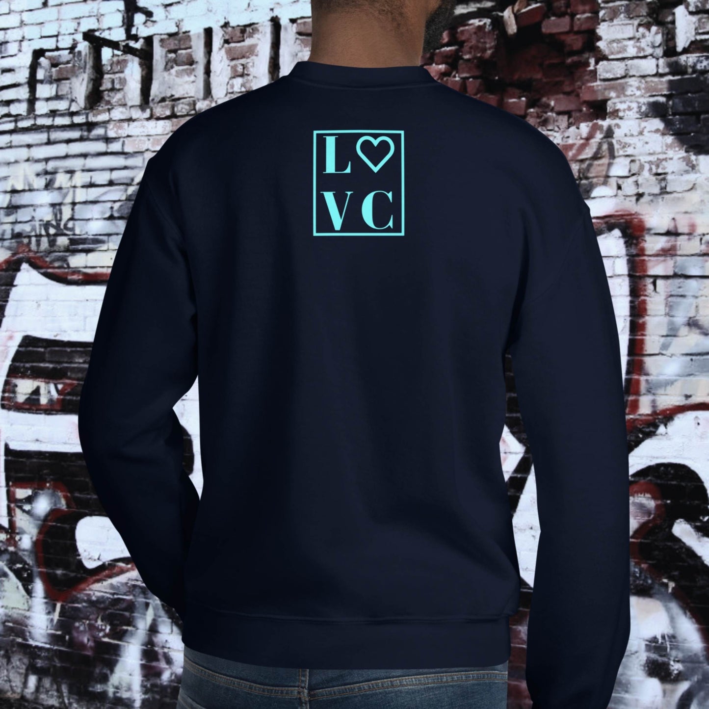 SUDADERA GRUESA HOMBRE LOGO BACK CUADRADO