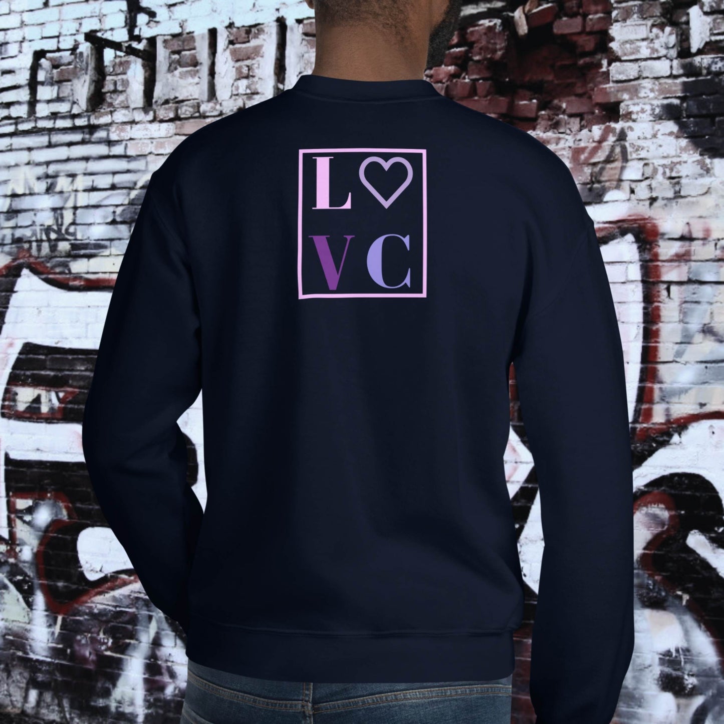 SUDADERA GRUESA HOMBRE LOGO  BACK CUADRADO