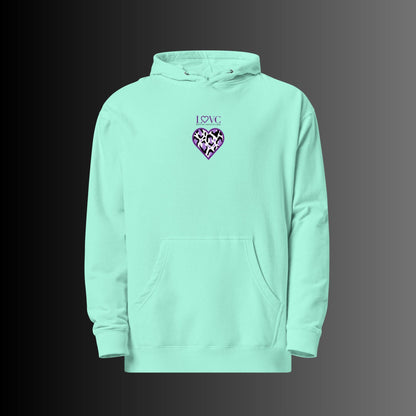 HOODIE PREMIUM CON CAPUCHA MUJER ANIMAL PRINT