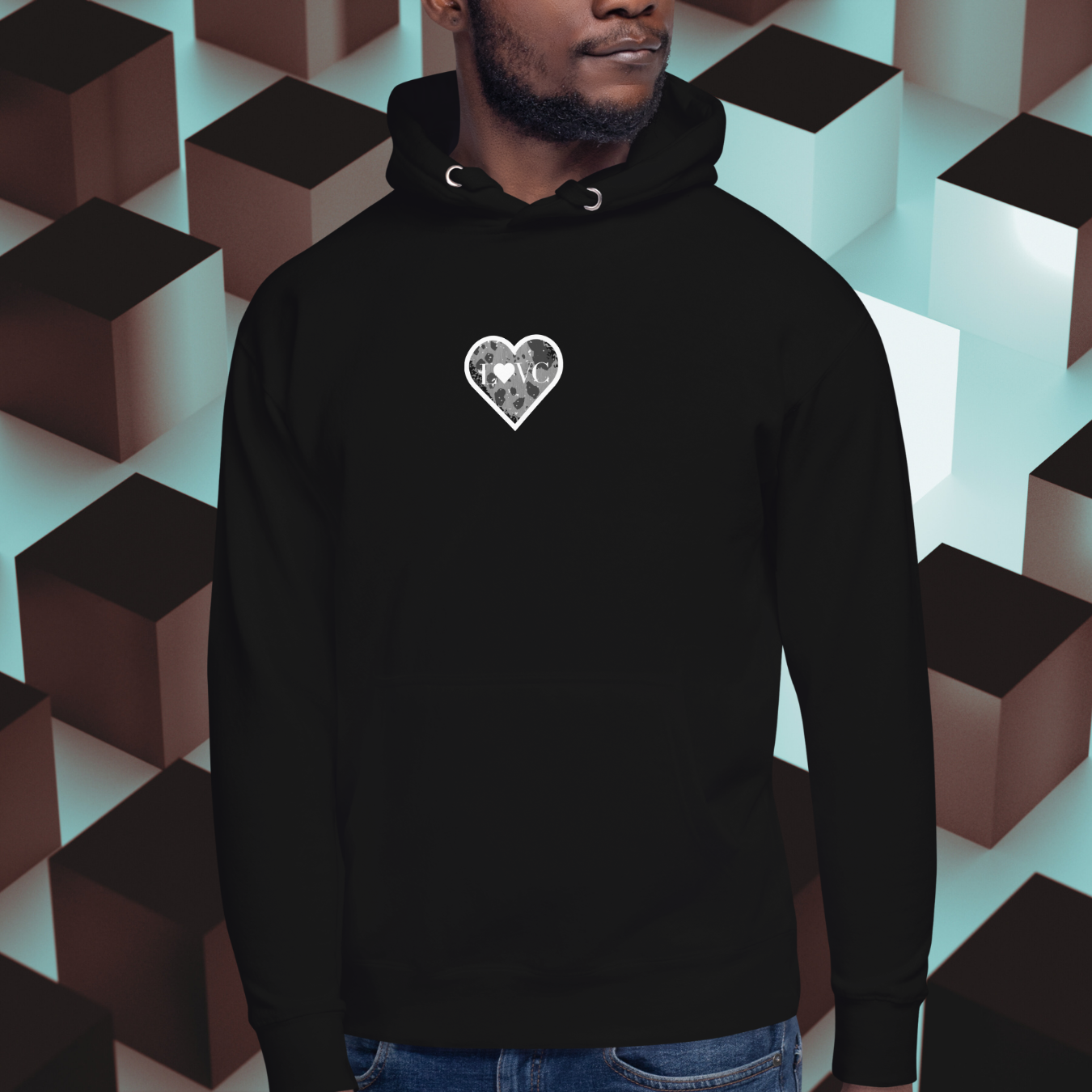 HOODIE CON CAPUCHA HOMBRE ANIMAL PRINT