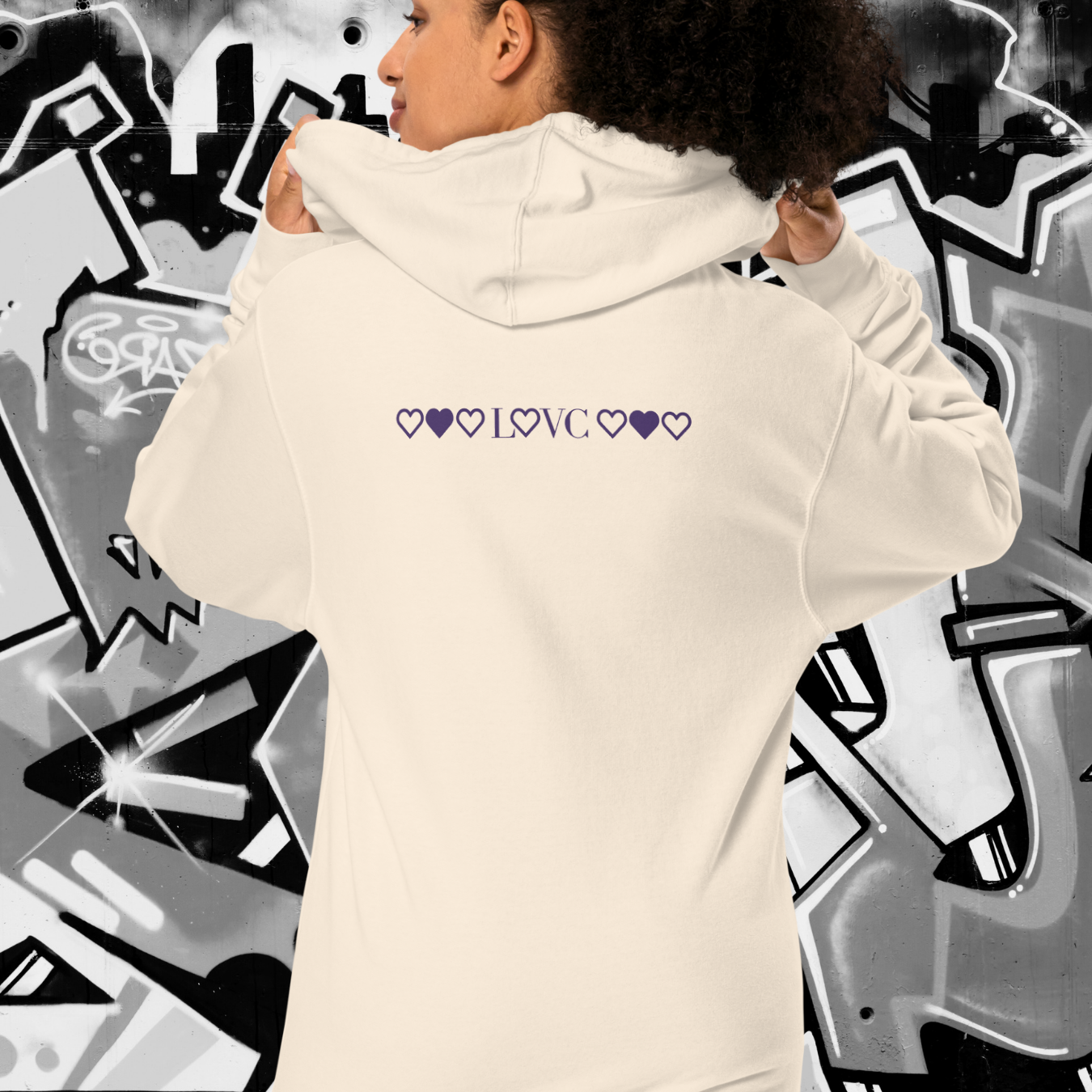 HOODIE PREMIUM CON CAPUCHA MUJER ANIMAL PRINT