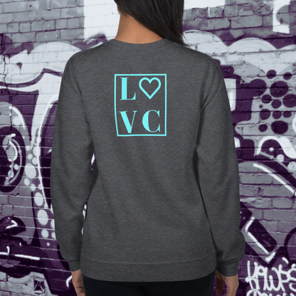 SUDADERA GRUESA MUJER LOGO BACK CUADRADO