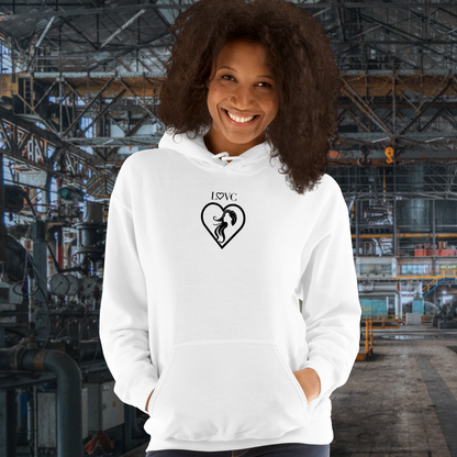 HOODIE CON CAPUCHA MUJER SILUETA