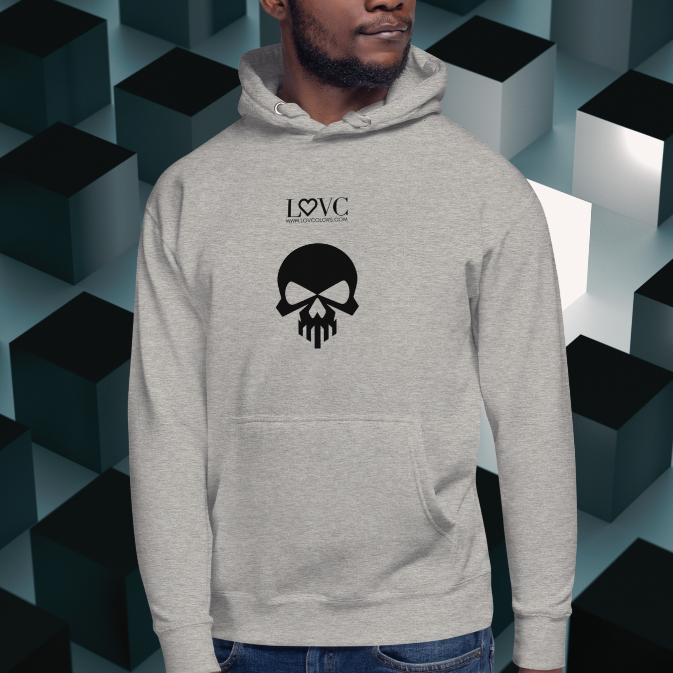 HOODIE CON CAPUCHA HOMBRE SKULL