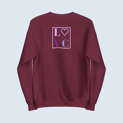 SUDADERA GRUESA MUJER LOGO BACK CUADRADO