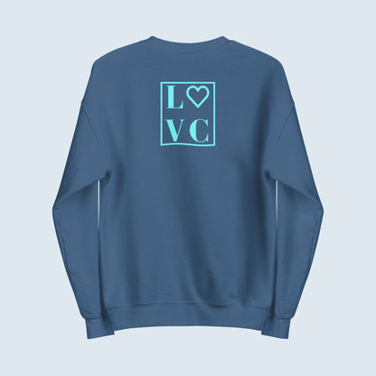 SUDADERA GRUESA MUJER LOGO BACK CUADRADO