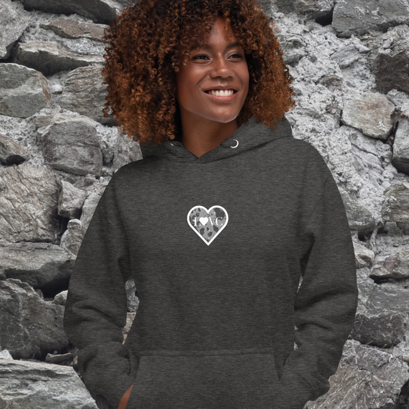 HOODIE CON CAPUCHA MUJER ANIMAL PRINT