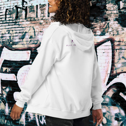HOODIE CON CAPUCHA Y CREMALLERA MUJER LOGO CLASSIC