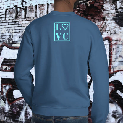 SUDADERA GRUESA HOMBRE LOGO BACK CUADRADO
