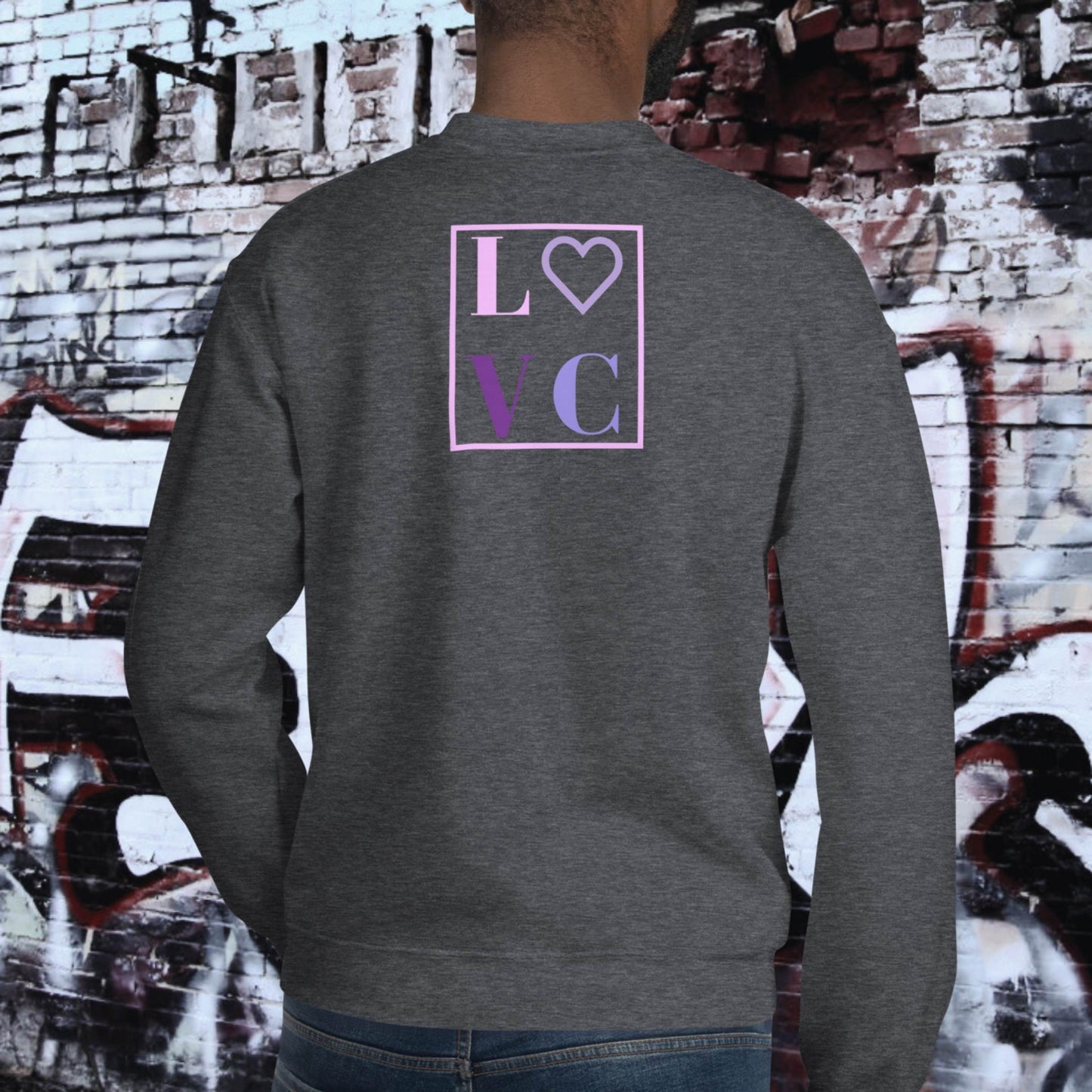 SUDADERA GRUESA HOMBRE LOGO  BACK CUADRADO