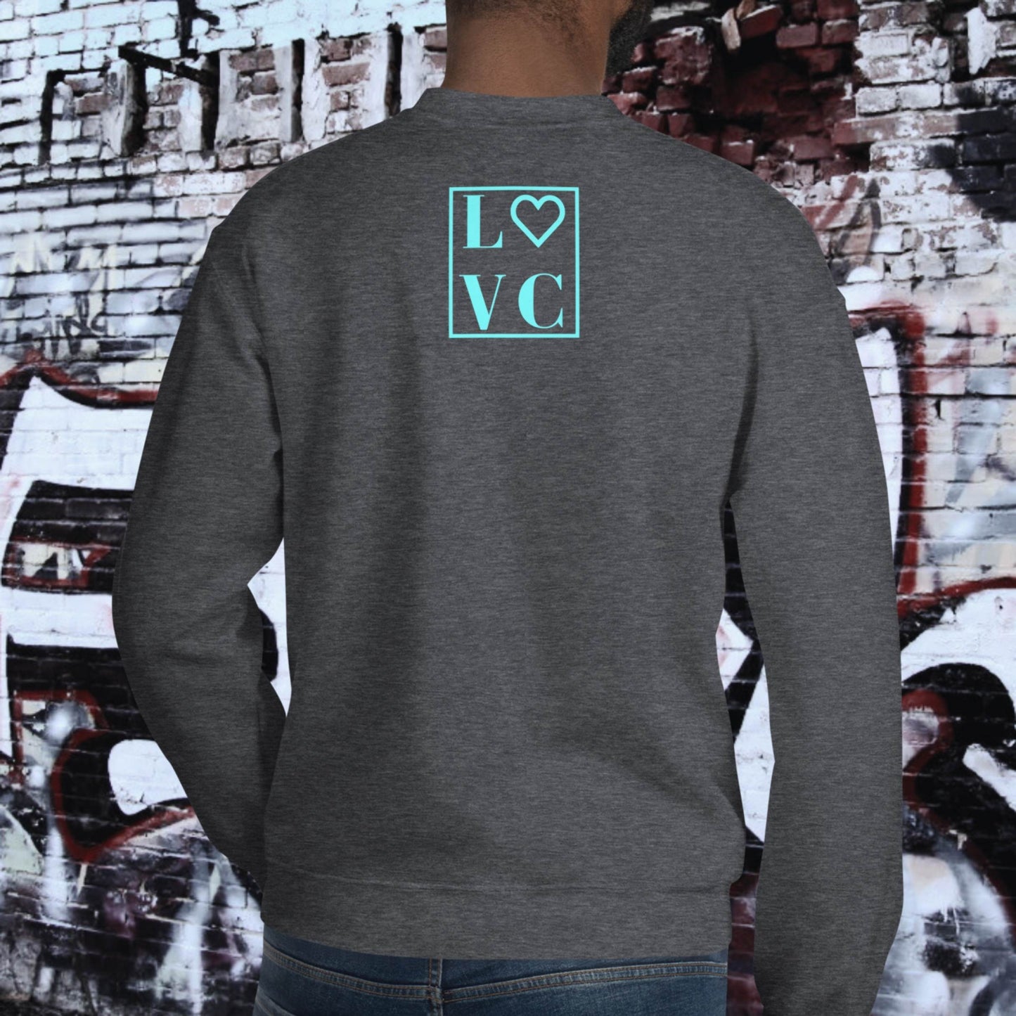 SUDADERA GRUESA HOMBRE LOGO BACK CUADRADO