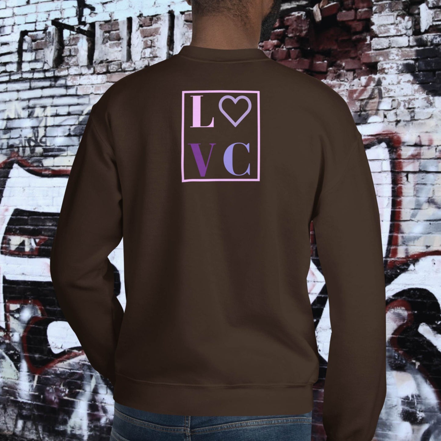 SUDADERA GRUESA HOMBRE LOGO  BACK CUADRADO