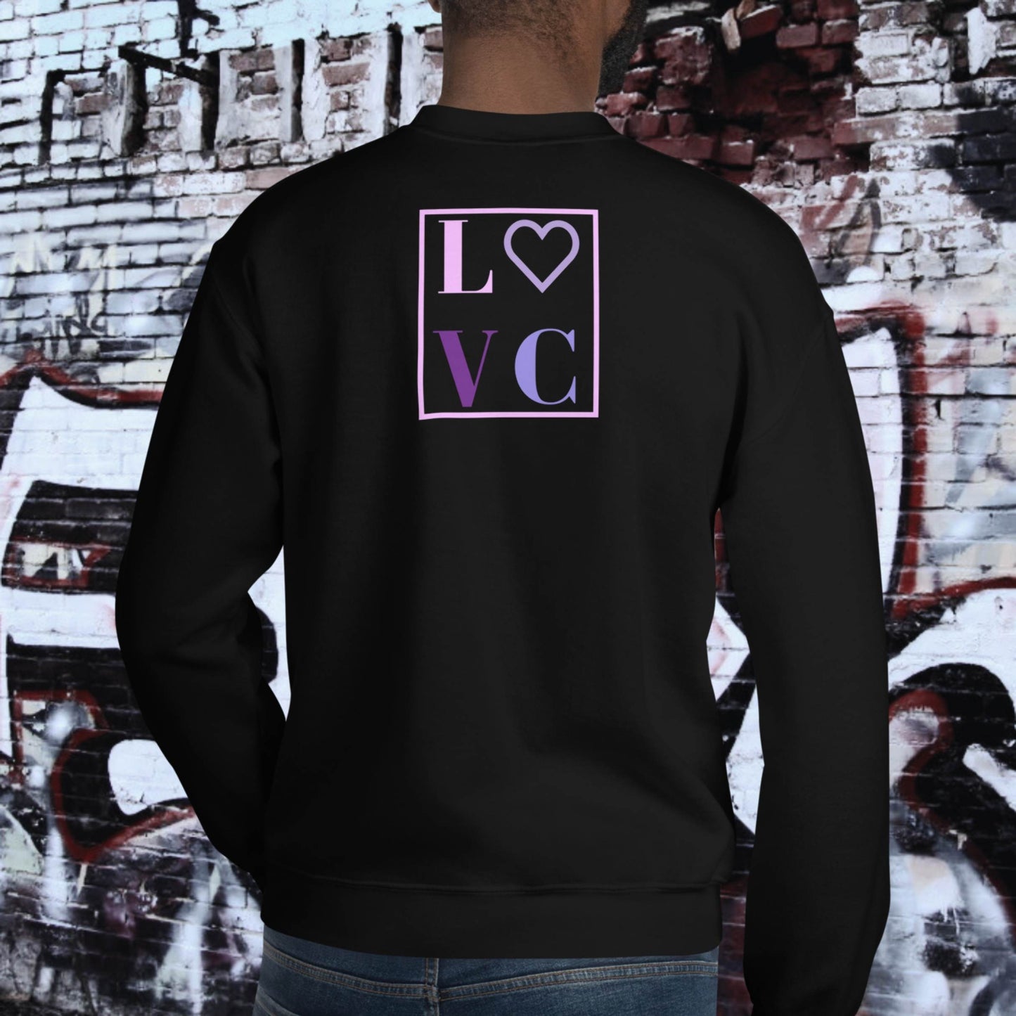 SUDADERA GRUESA HOMBRE LOGO  BACK CUADRADO