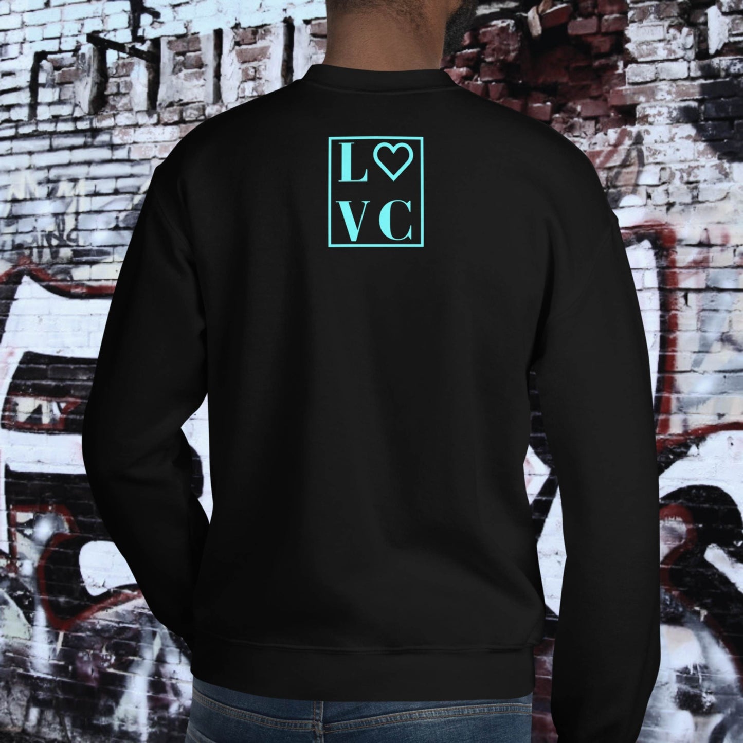 SUDADERA GRUESA HOMBRE LOGO BACK CUADRADO