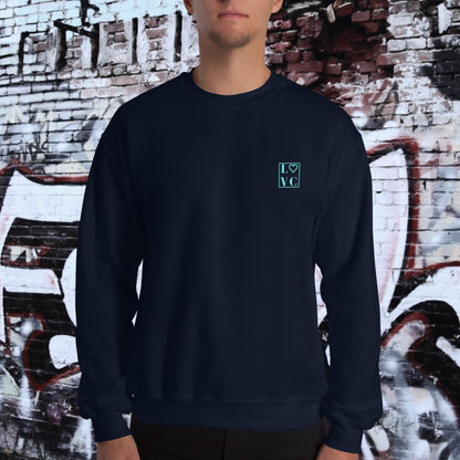 SUDADERA GRUESA HOMBRE LOGO BACK CUADRADO