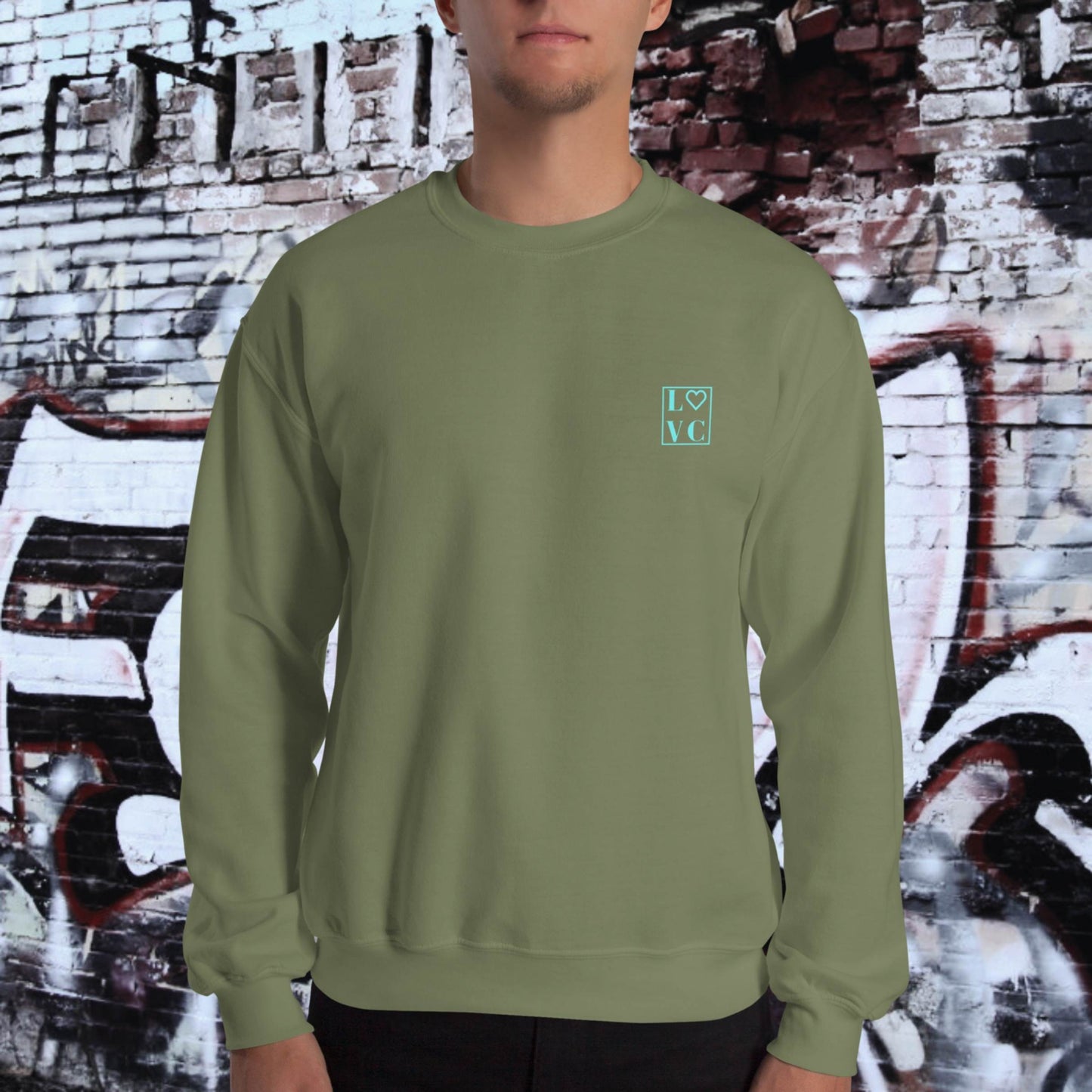 SUDADERA GRUESA HOMBRE LOGO BACK CUADRADO