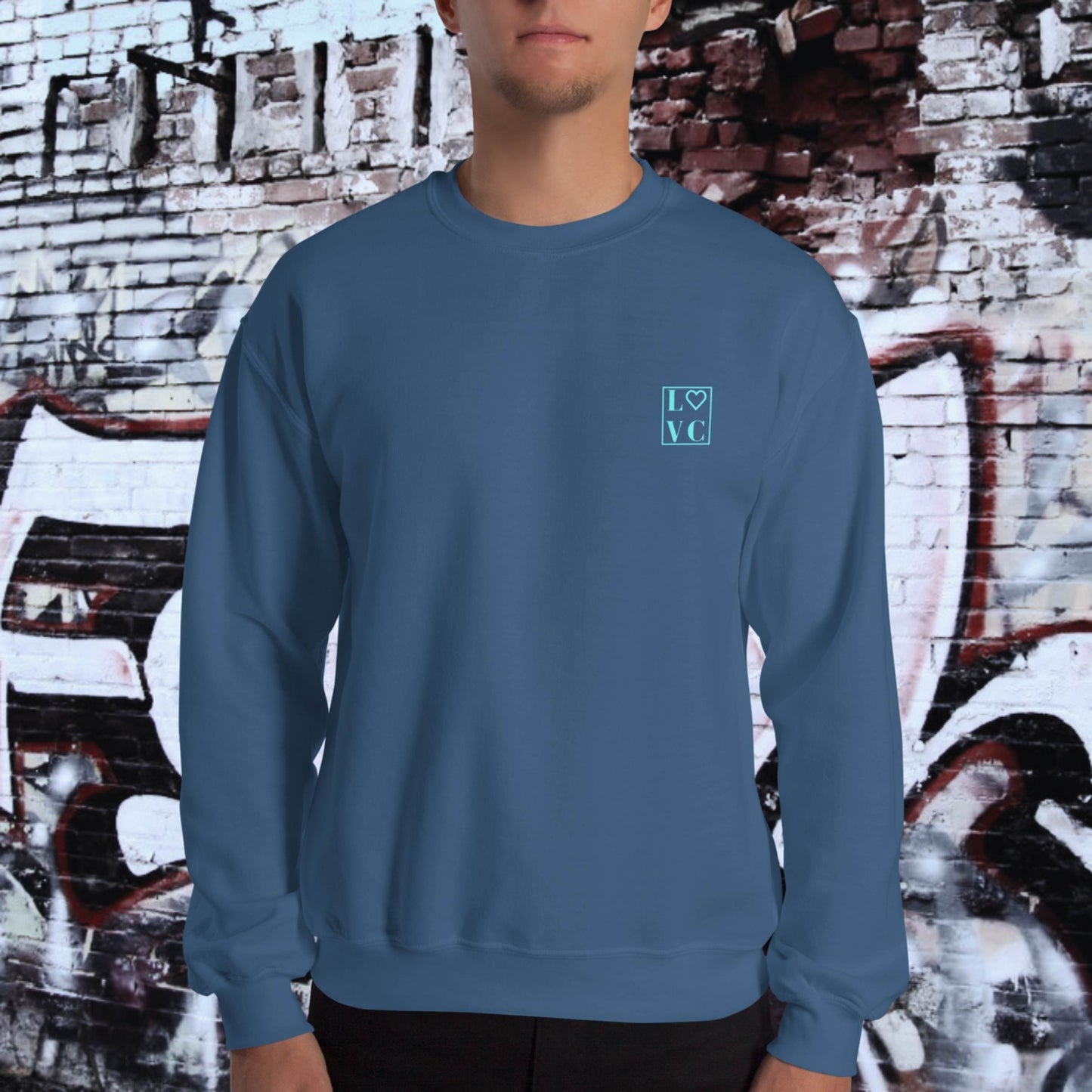 SUDADERA GRUESA HOMBRE LOGO BACK CUADRADO
