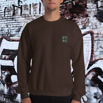 SUDADERA GRUESA HOMBRE LOGO BACK CUADRADO
