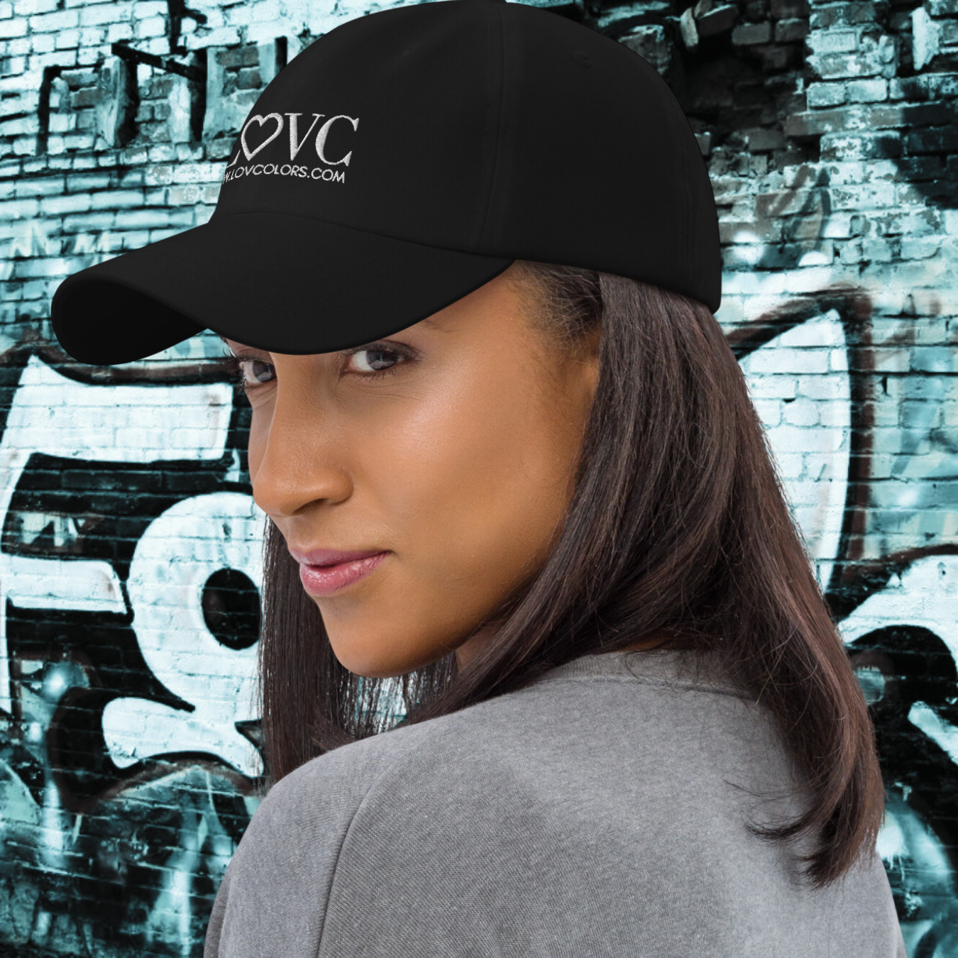 GORRA DADDY MUJER 2LOGO BLANCO