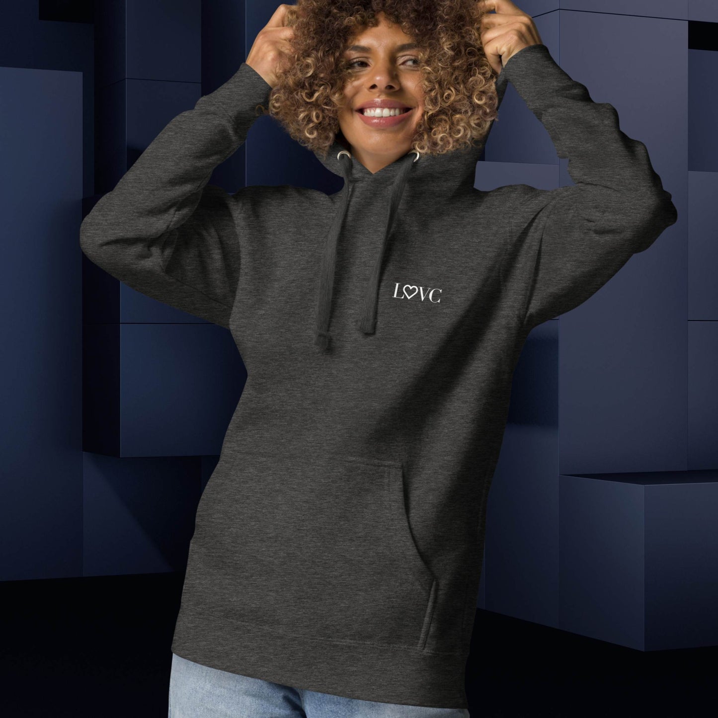 HOODIE CON CAPUCHA MUJER LOGO CIRCULO