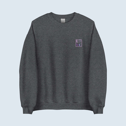 SUDADERA GRUESA MUJER LOGO BACK CUADRADO