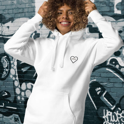 HOODIE CON CAPUCHA MUJER 2CUORE BLACK