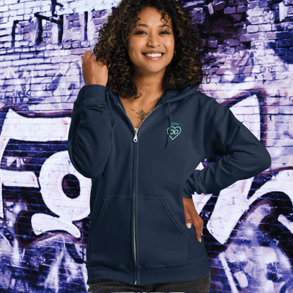 HOODIE CON CAPUCHA Y CREMALLERA MUJER INFINITE