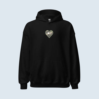 HOODIE CON CAPUCHA HOMBRE LOGO MILITAR
