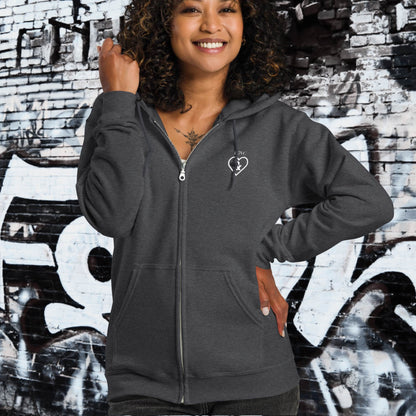 HOODIE CON CAPUCHA Y CREMALLERA MUJER SYMBOL &