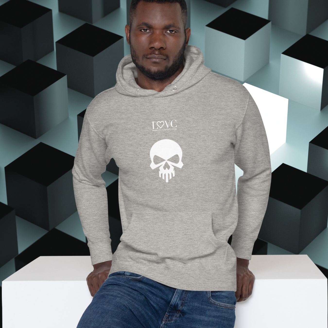 HOODIE CON CAPUCHA HOMBRE SKULL