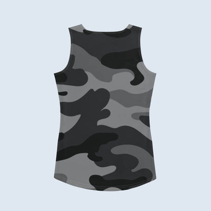 CAMISETA SIN MANGAS ESTAMPADA MUJER PADEL