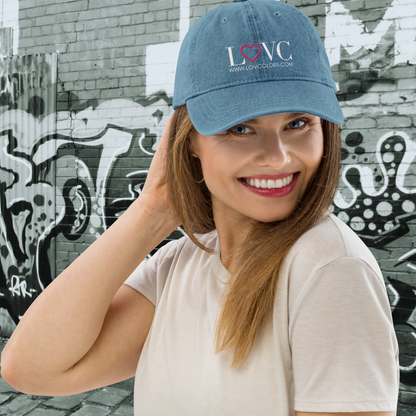 GORRA VAQUERA MUJER LOGO CORAZÓN ROSA