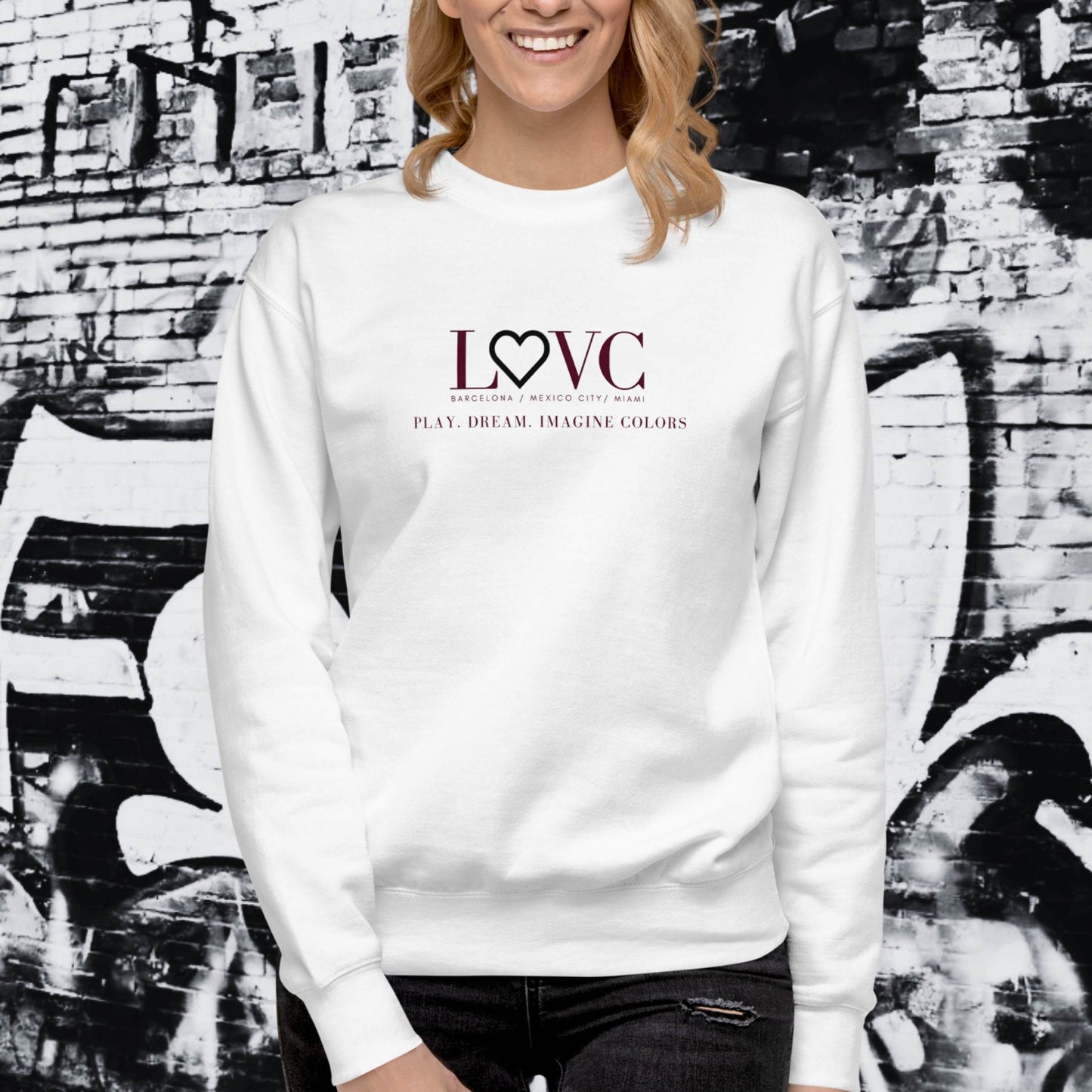SUDADERA GRUESA MUJER SLOGAN