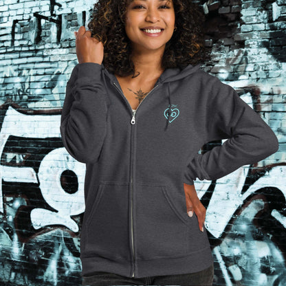 HOODIE CON CAPUCHA Y CREMALLERA MUJER INFINITE