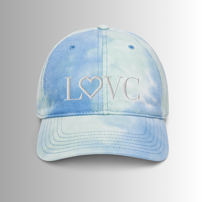 GORRA CON EFECTO TIE DYE MUJER LOGO BLANCO