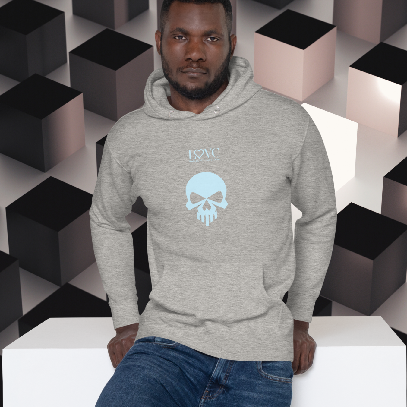 HOODIE CON CAPUCHA HOMBRE SKULL