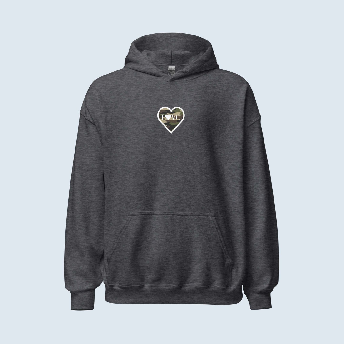 HOODIE CON CAPUCHA HOMBRE LOGO MILITAR