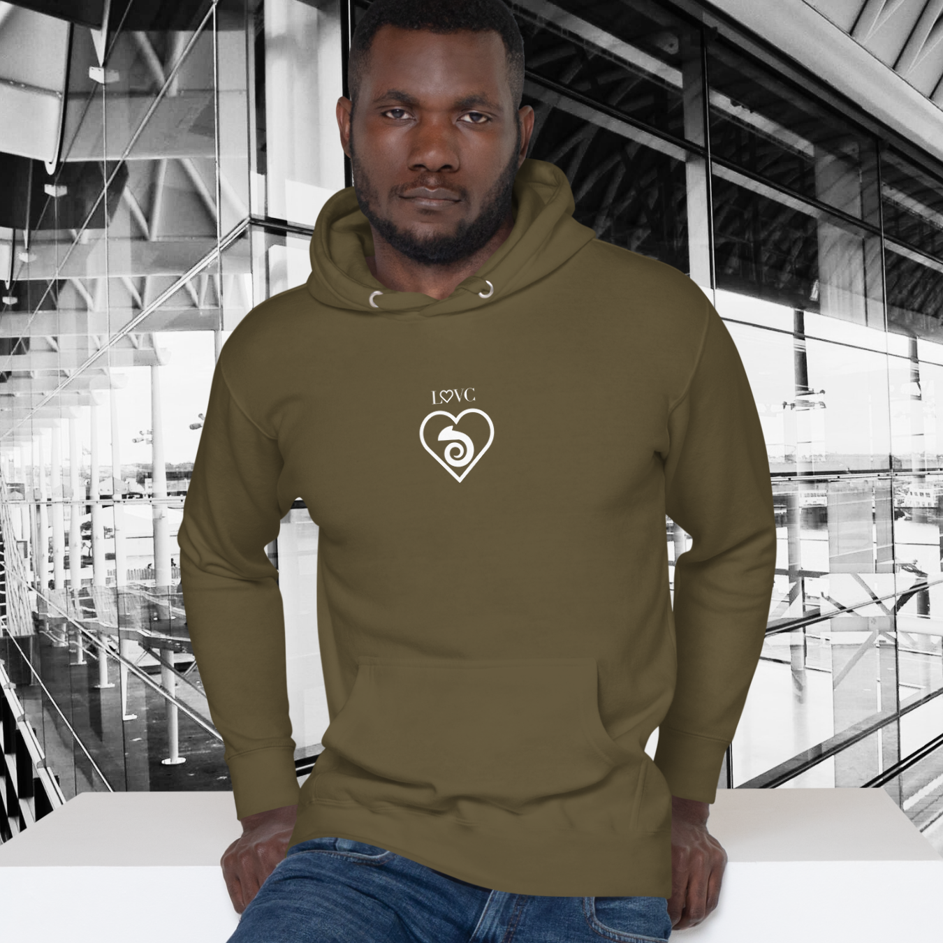 HOODIE CON CAPUCHA HOMBRE LIZARD