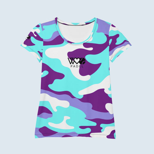 CAMISETA DEPORTIVA ESTAMPADA MUJER PADEL