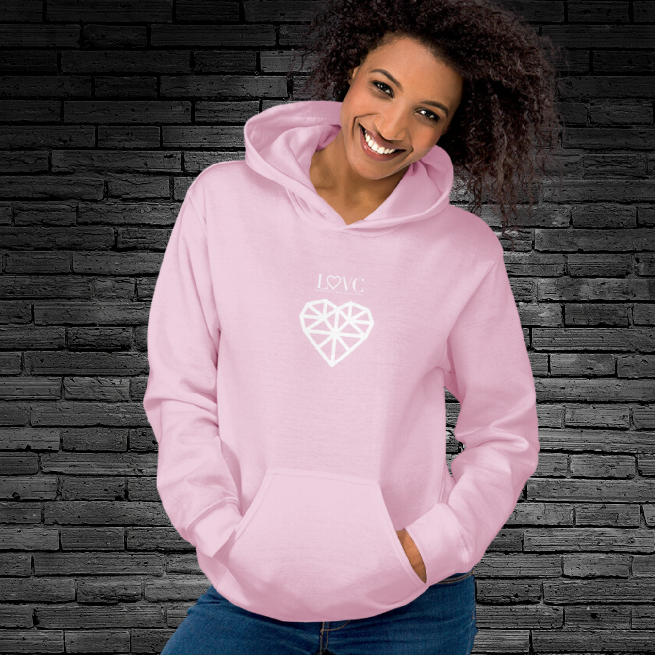 HOODIE CON CAPUCHA MUJER DIAMOND