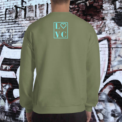 SUDADERA GRUESA HOMBRE LOGO BACK CUADRADO