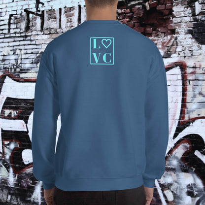 SUDADERA GRUESA HOMBRE LOGO BACK CUADRADO