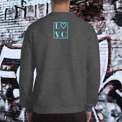 SUDADERA GRUESA HOMBRE LOGO BACK CUADRADO